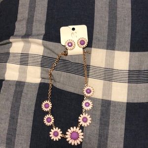 Necklace and earrings